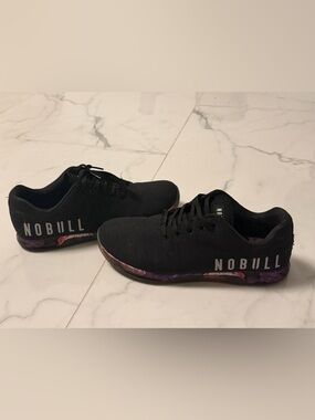 NOBULL Outwork Trainer Size 12 Men Black Cross Training Shoes Gym Workou